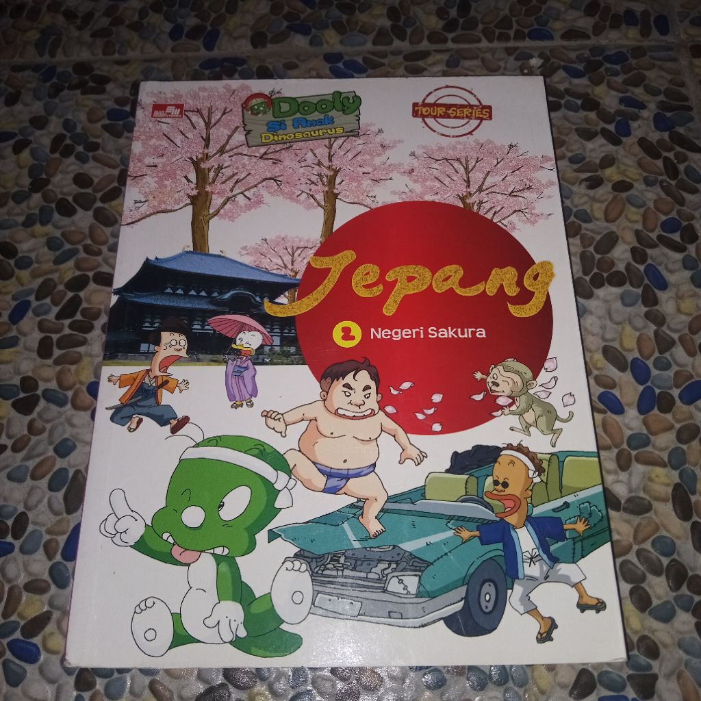 buku dooly si anak dinosaurus seri jepang