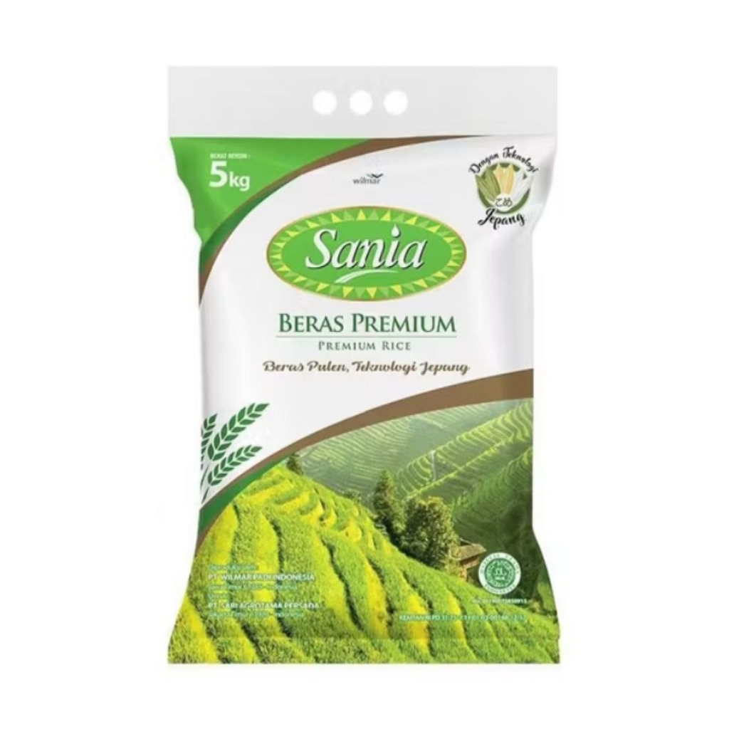 

Sania Beras Premium 5 Kg Kualitas Terbaik