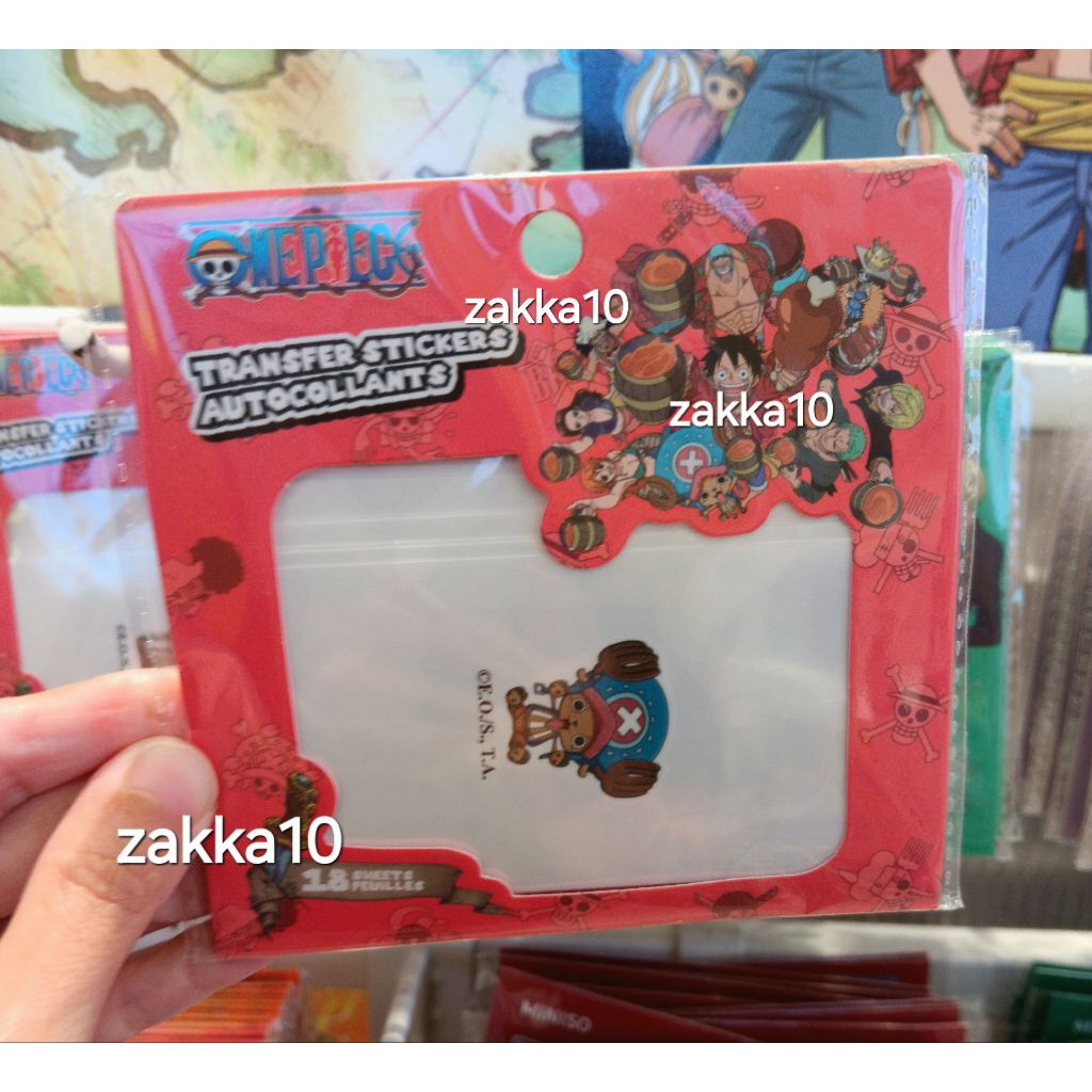 

Miniso One Piece Transfer Stickers Autocollants | Stiker Anime'