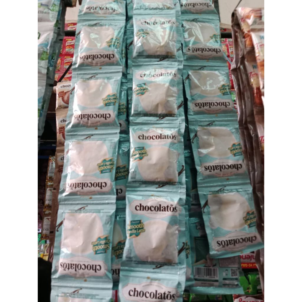 

Chocolatos Drink, rasa smooth Vanilla late & Creamy chocolate, isi 10/rncng