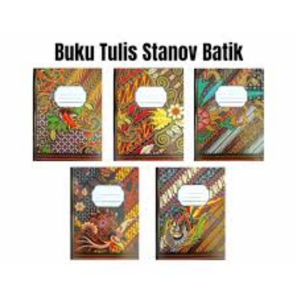 

Buku Tulis Boxy 36 Lembar STANOV ( 10pcs ) Batik