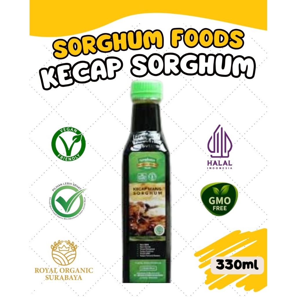 

Kecap Manis Sorghum 330ml SorghumFoods