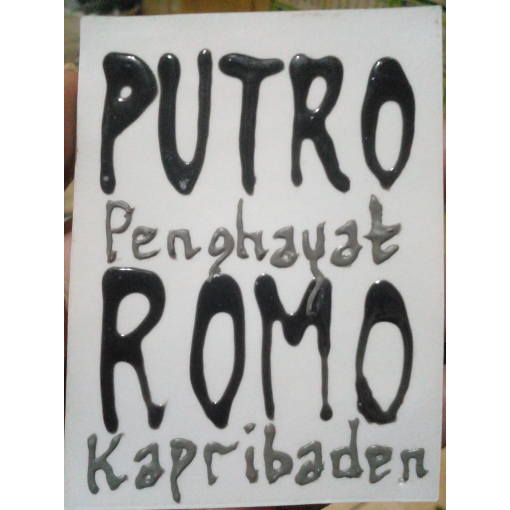 

British Sticker Timbul : PUTRO ROMO Penghayat Kapribaden