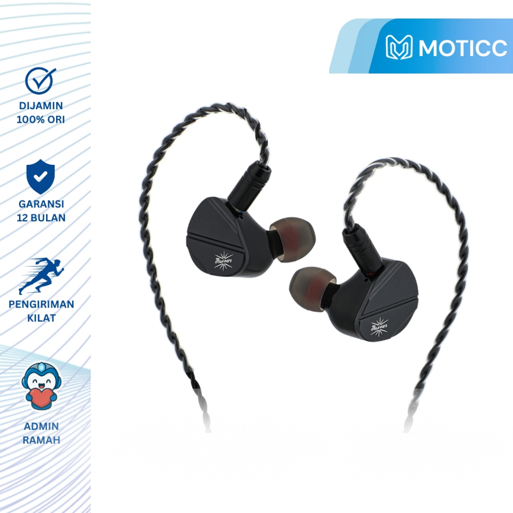 Kiwi Ears Canta 1DD + 2Planar Hybrid In-Ear Monitors Earphone