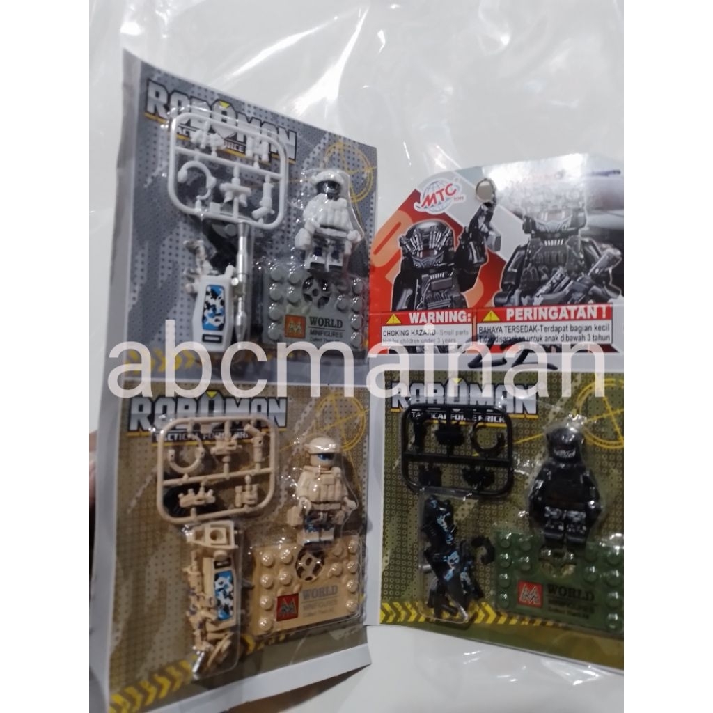 1 PCS ROBOMAN TENTARA TACTICAL