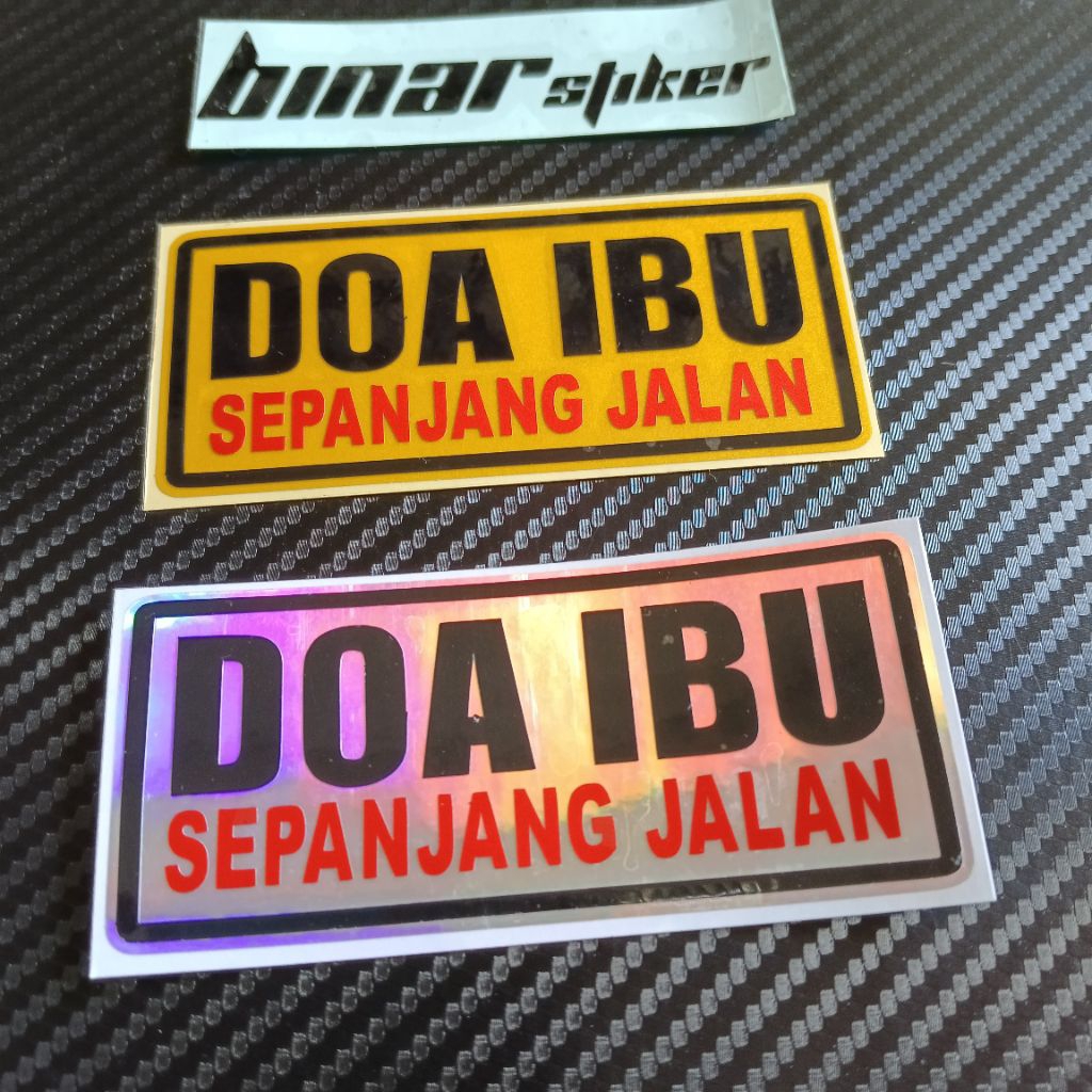 

STIKER CUTTING DOA IBU SEPANJANG JALAN