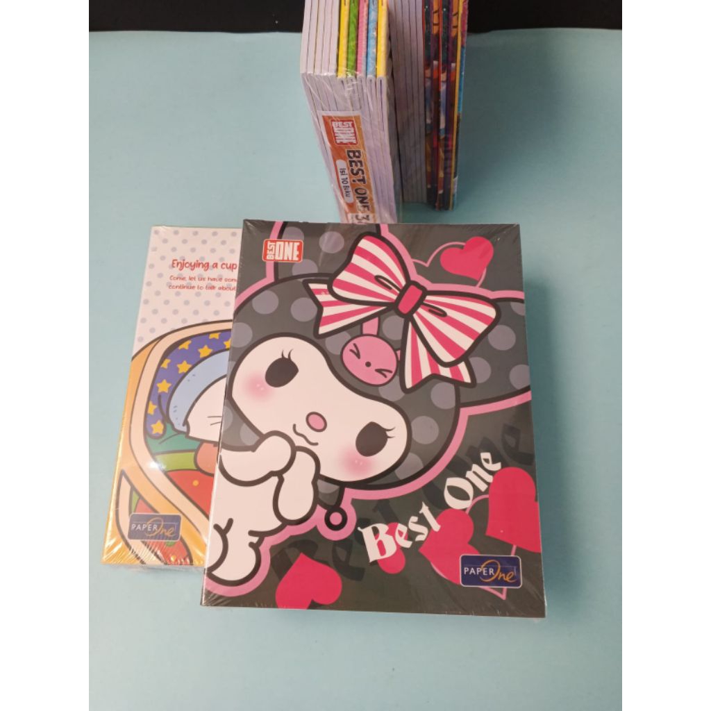 

Buku Tulis Best One Hello Kitty 58 lembar isi 10 buku per Pack, Buku Tulis sekolah Best One 58
