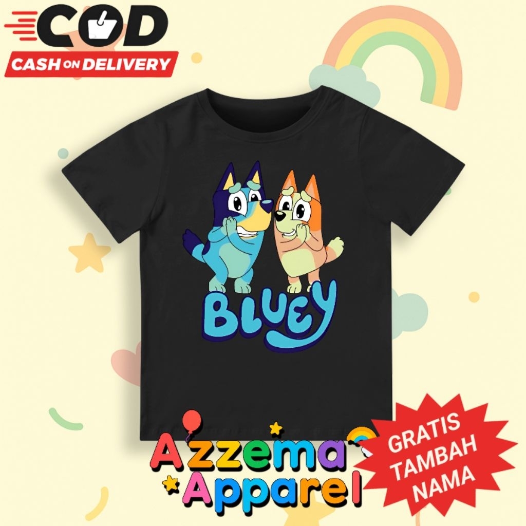 Baju Anak Bluey / Kaos Anak Bluey / Fashion Anak Bluey
