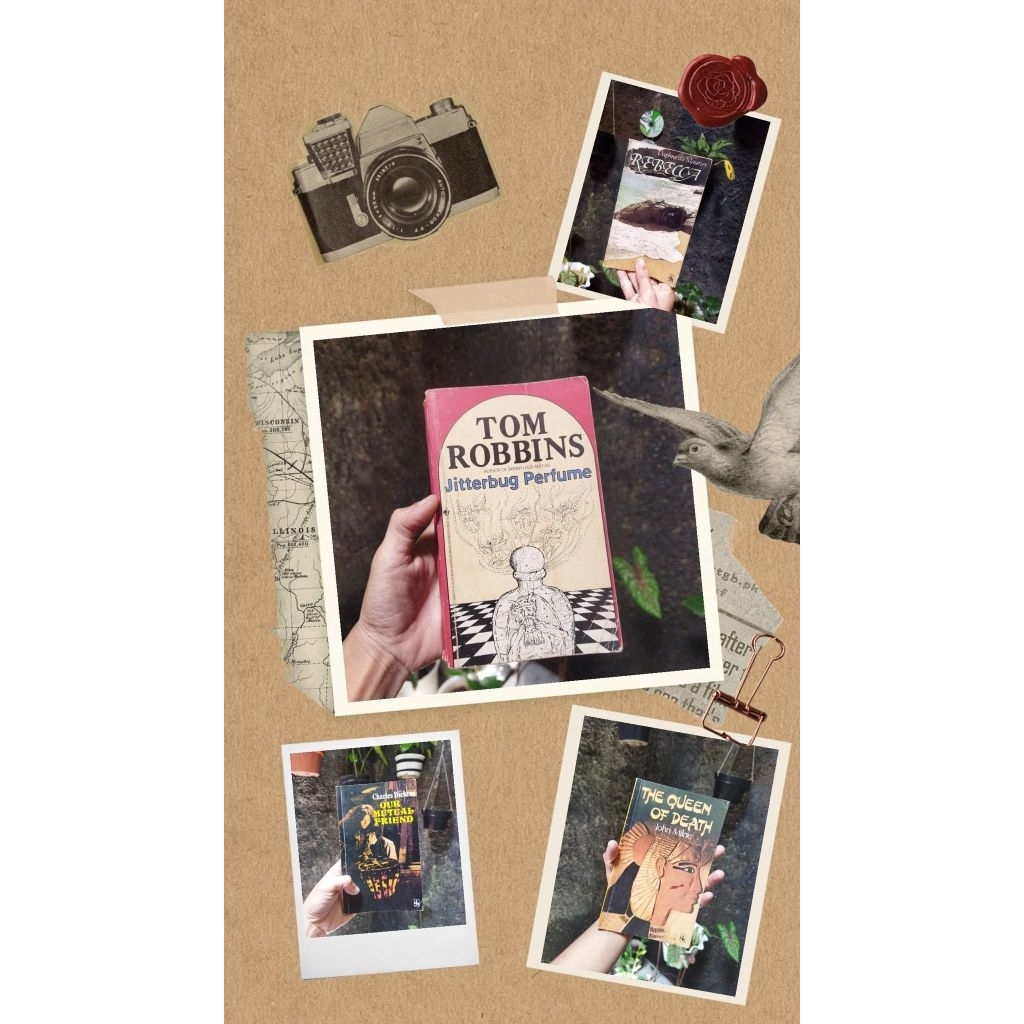 Novel Lawas Bergambar Bekas Bahasa Inggris