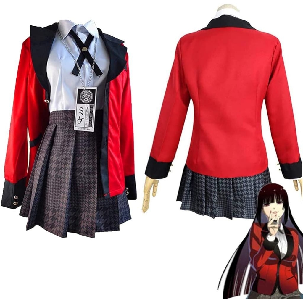 COSTUME COSPLAY YUMEKO JABAMI KAKEKURUI FULLSET