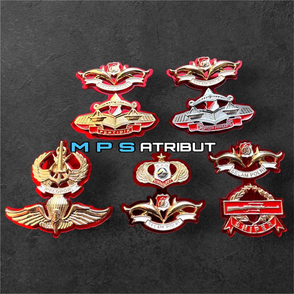 ATRIBUT POLRI / PIN SAR POLRI/PIN SELAM POLRI/PIN PENYIDIK POLRI/PIN PENYIDIK PEMBANTU POLRI/PIN SNI