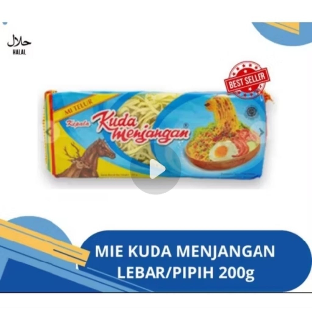 

Mie kuda Menjangan pipih 200 gram