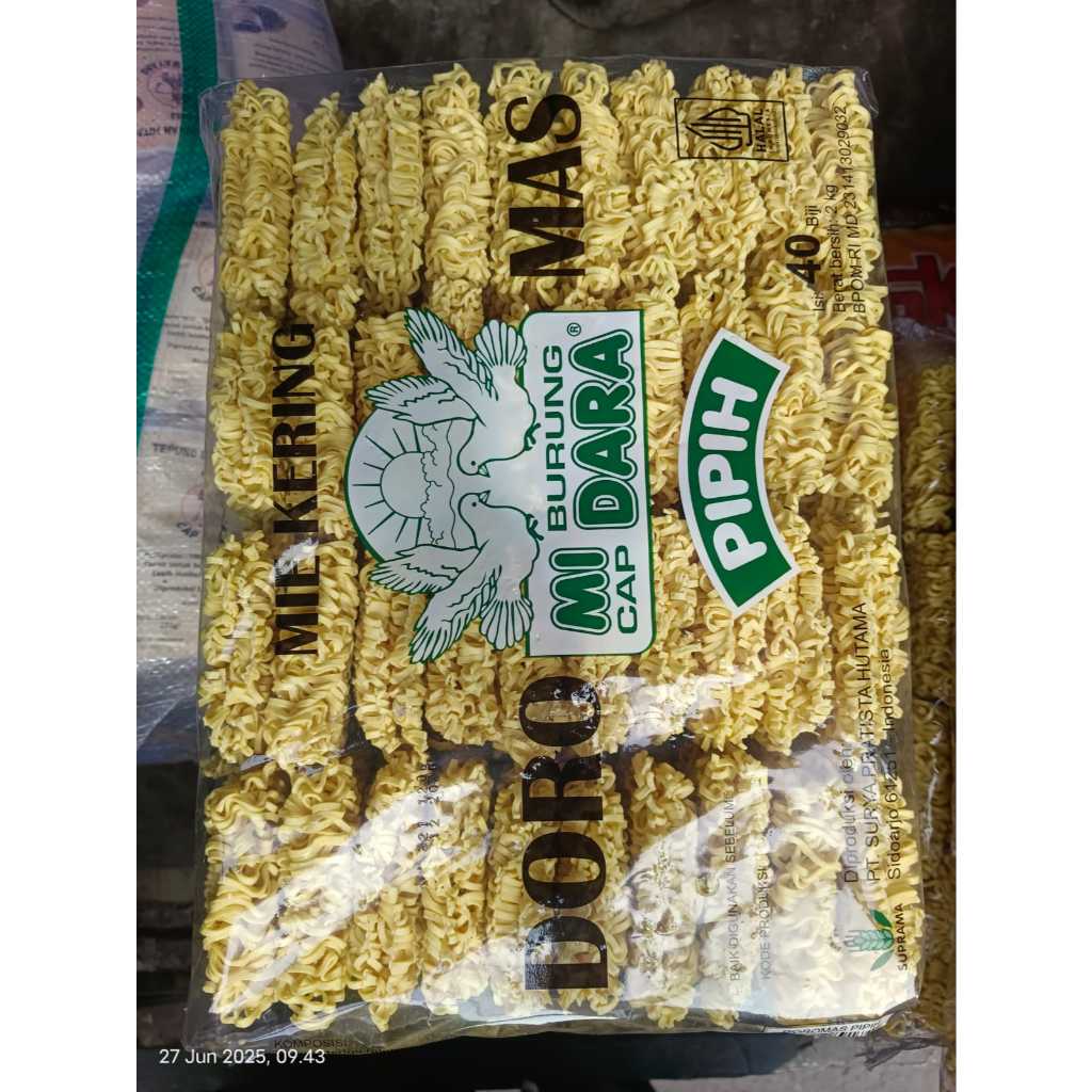 

Mie Doromas Pipih Kering, isi 40 biji, cocok Untuk bakso
