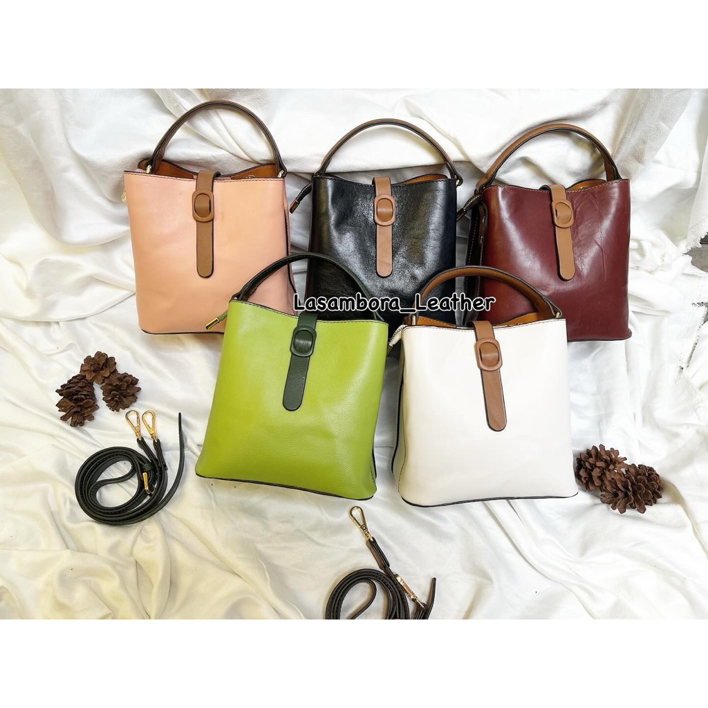 Tas kulit wanita / tas kulit asli tanggulangin