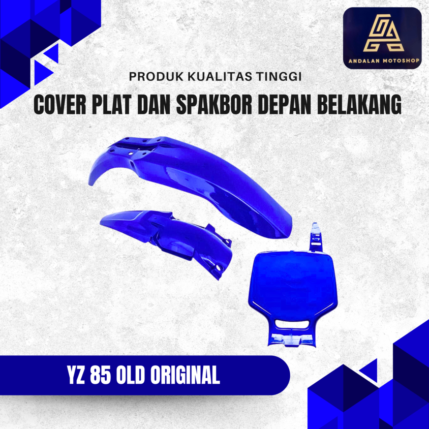 Cover Plat Sepeda Motor Dan Spakbor Depan Belakang YZ 85 OLD ORIGINAL