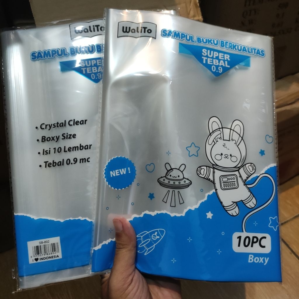 

Sampul buku plastik walito 1 pack isi 10 lembar
