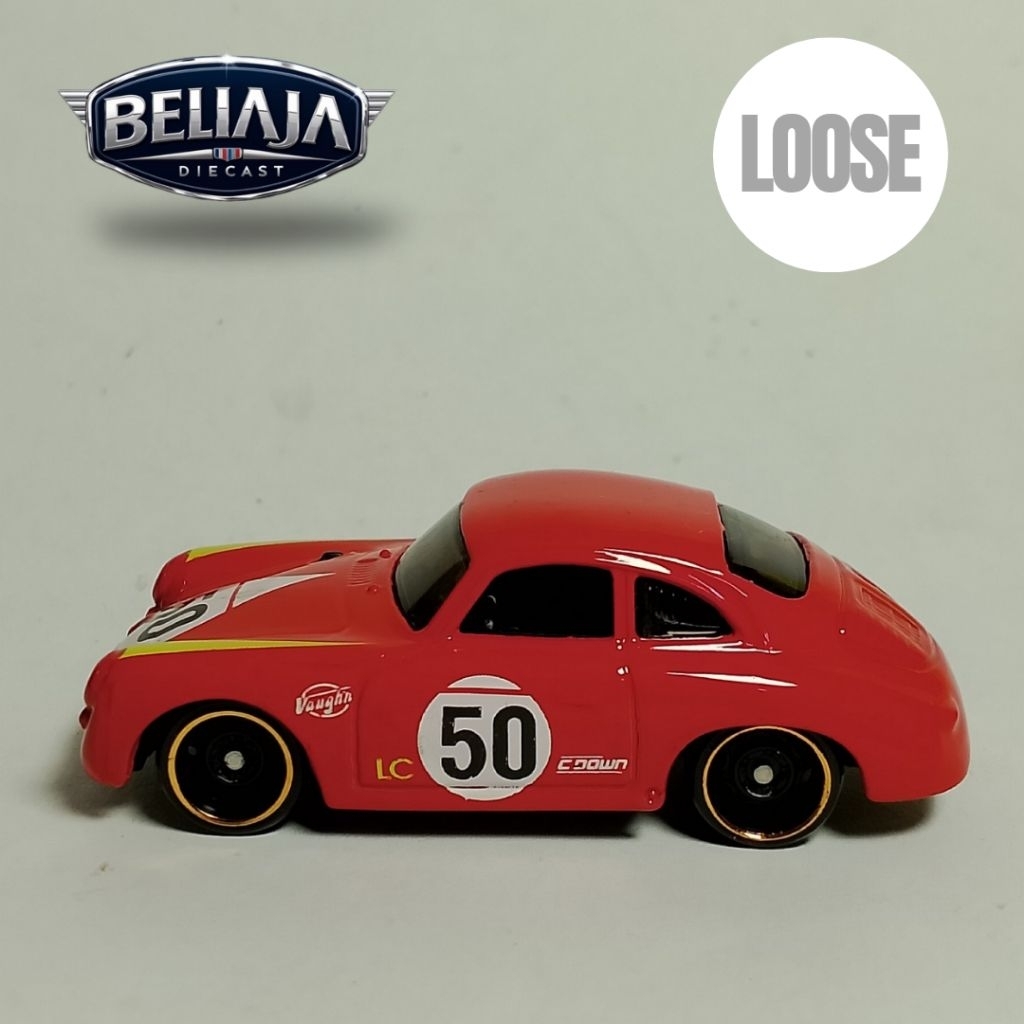 HOT WHEELS PORSCHE 356 RED OUTLAW LOOSE