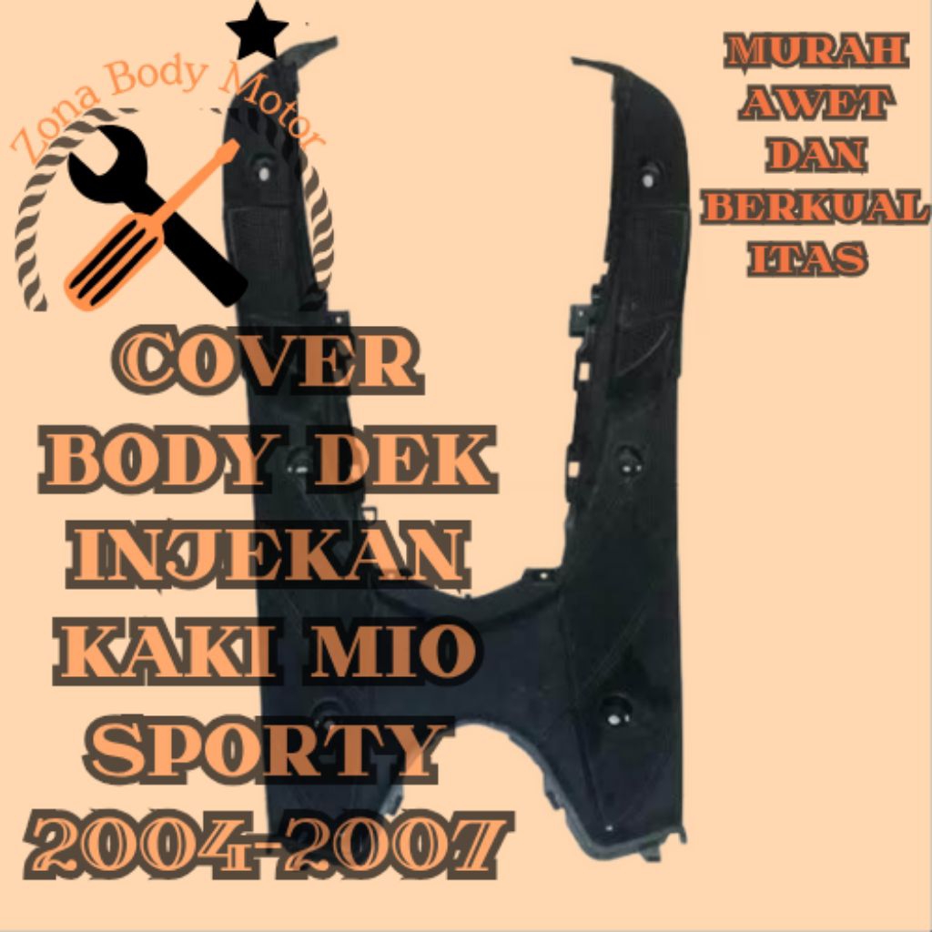 Body Motor Mio Sporty Tahun 2003-2007-Cover Body Injekan Kaki Mio Sporty Original -Termurah
