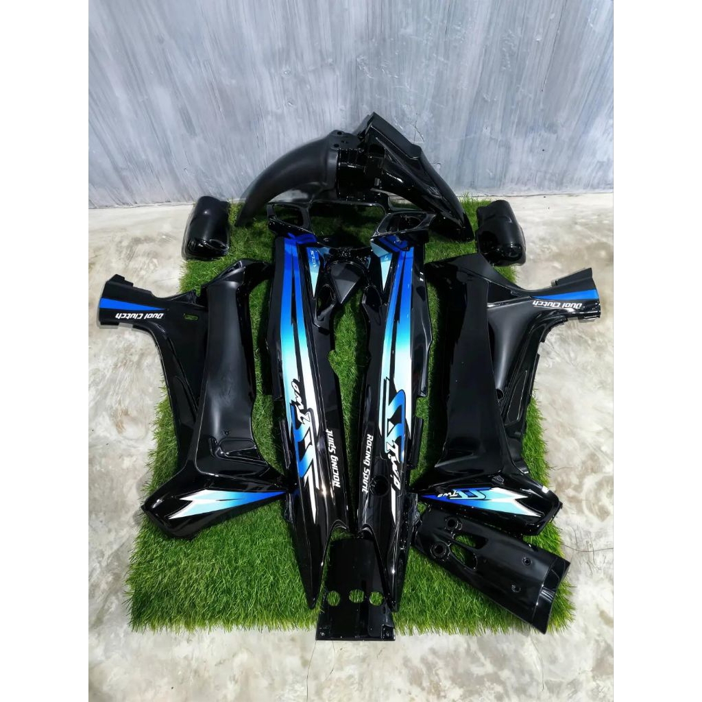 Fullset Halus Body Bodi fizr f1zr fiz r SS TWO biru SS TWO blue Cover body bodi halus Yamaha Fizr F1