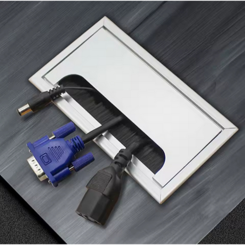 Kotak Lubang Jalur Kabel Meja PC Komputer TV Televisi Anti Kusut Berantakan