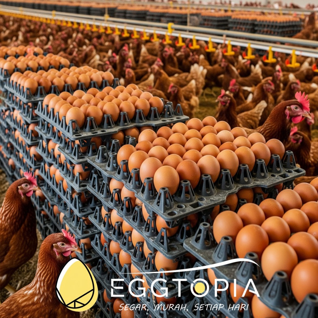 

Telur Ayam Negeri Premium - Telur Fresh Bersih Kualitas Terbaik Grade A Telur Ayam Negri 1kg