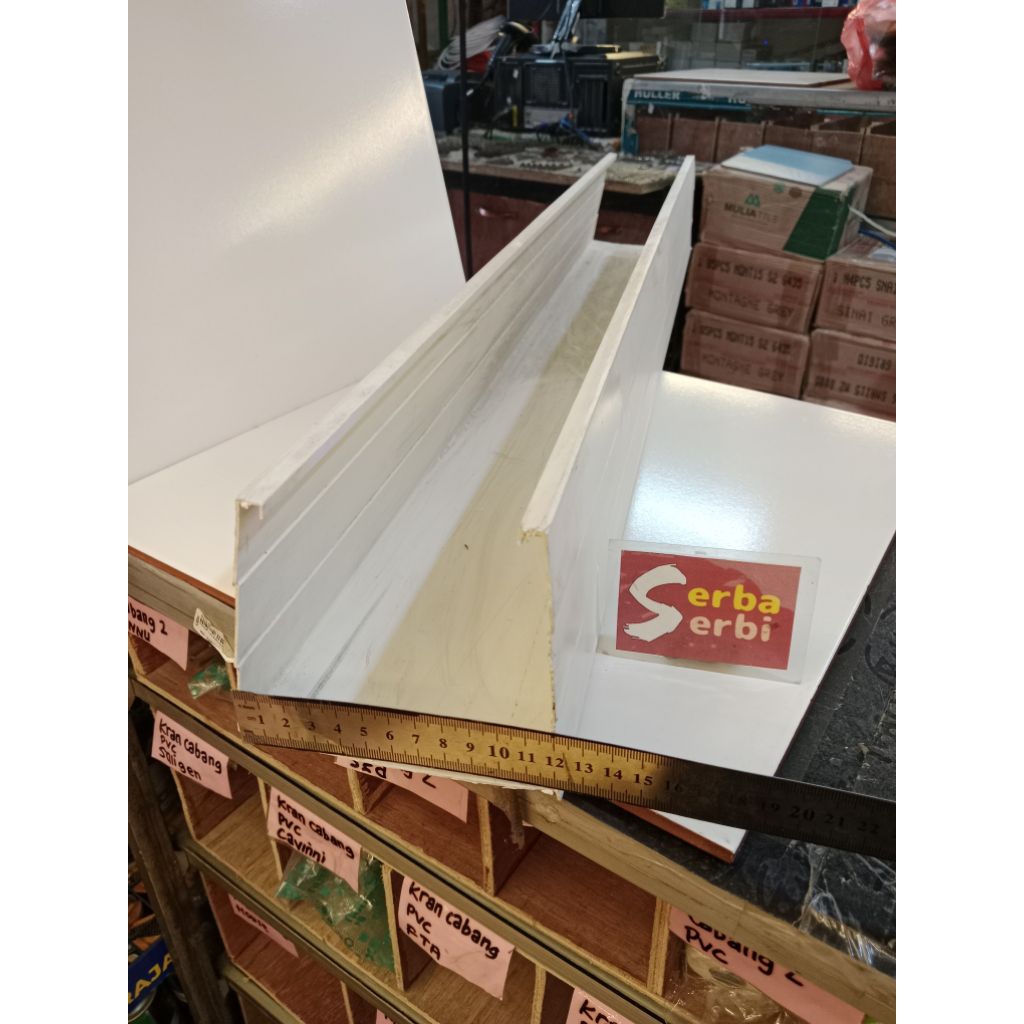 */1METER TALANG PETAK PVC*Talang air petak pvc