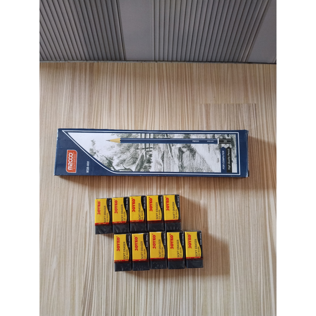 

BISA COD PENSIL M2000 1 PACK [12PCS] + PENGHAPUS JOYKJO 10 PCS