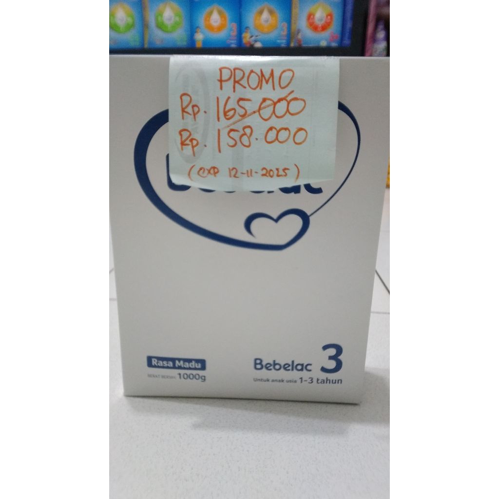 

bebelac3 1000gr madu kemasan putih