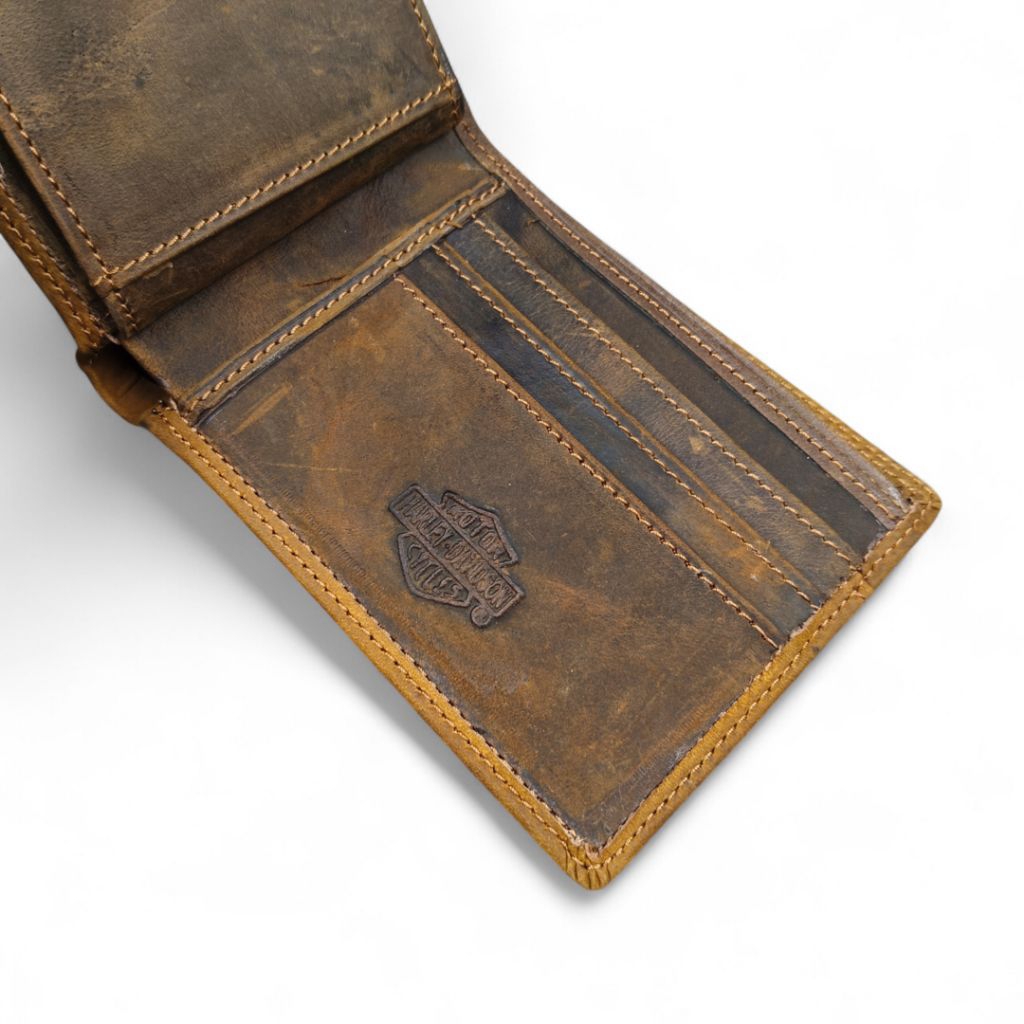 Dompet Pria Kulit Asli | Dompet Kulit Asli Resleting Tengah