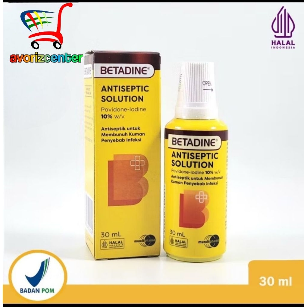 BETADINE ANTISEPTIC SOLUTION 30 ml