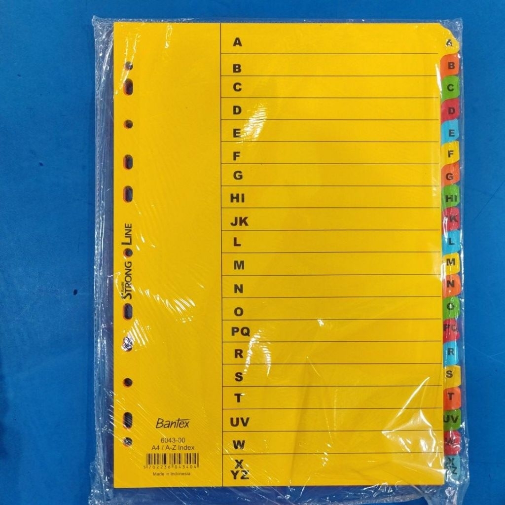 

Pembatas File Bantex A4 A-Z 6043
