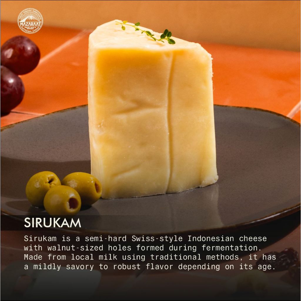 

MAZARAAT Keju Sirukam (Dari Padang) Swiss Style