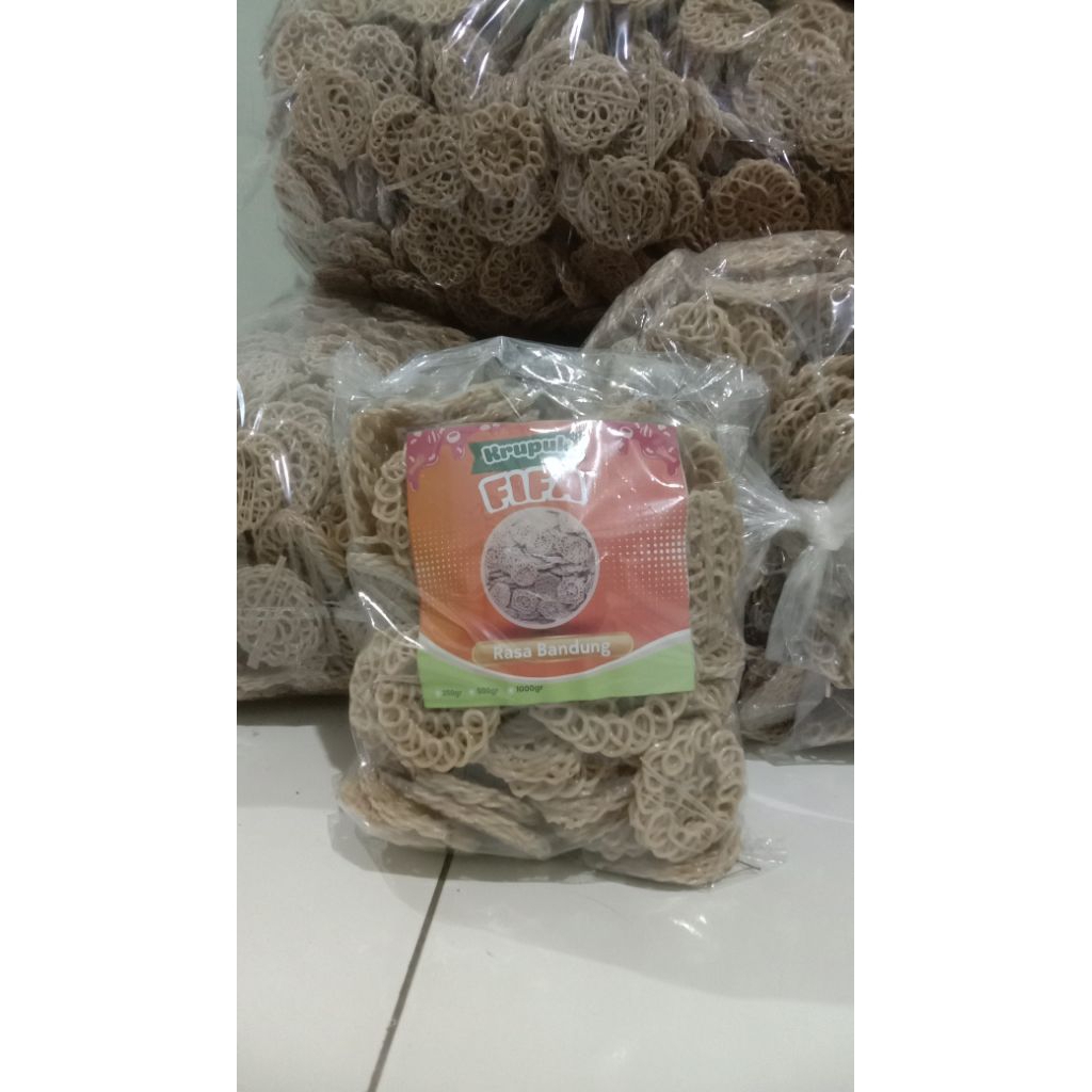 

KERUPUK MENTAH BANDUNG ENAK/GURIH MURAH 500gr