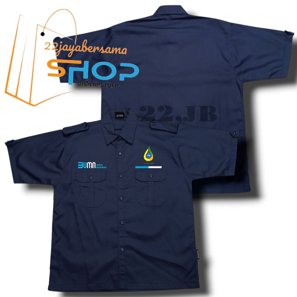 Kemeja Seragam Agrinas Palma Nusantara • Baju APN terbaru full bordir