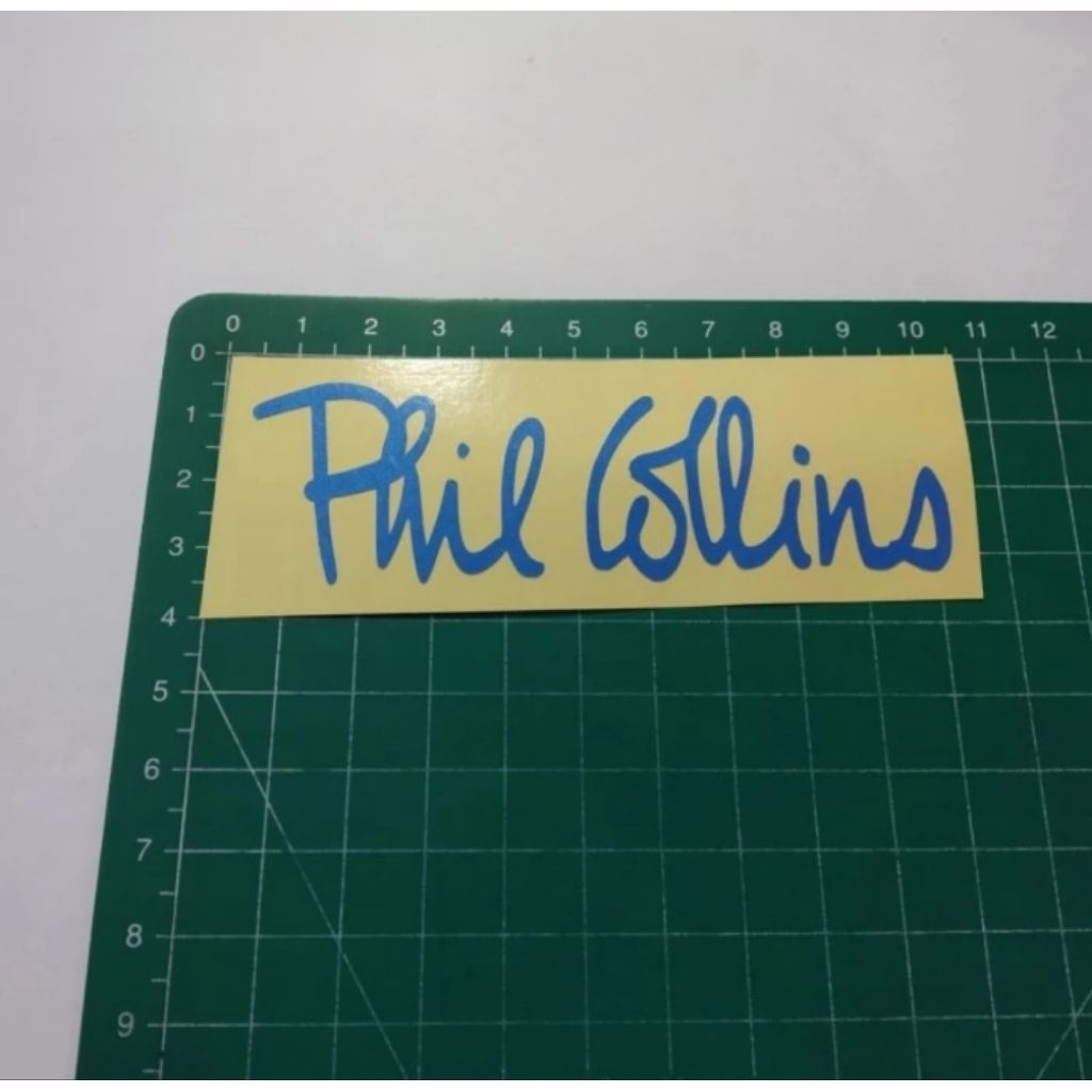 

stiker cutting Phil collins