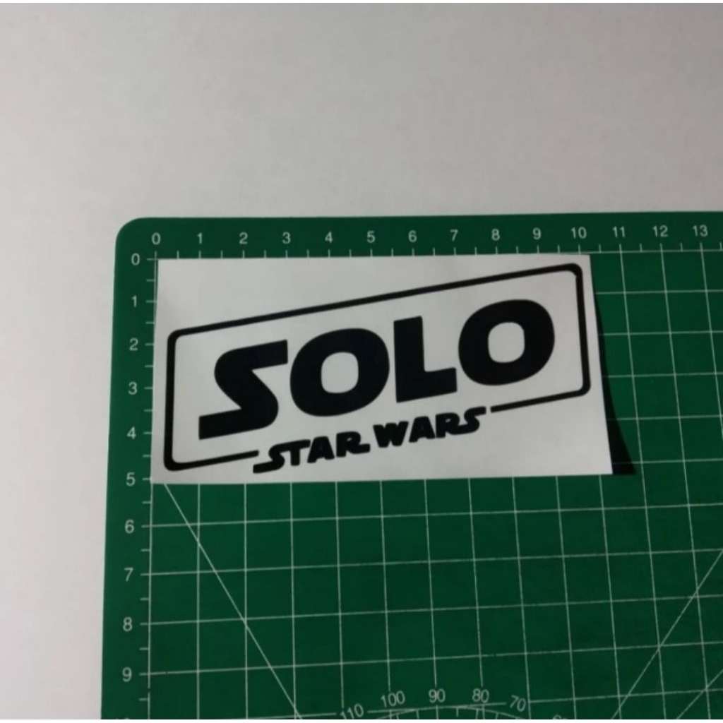 

stiker cutting solo star wars