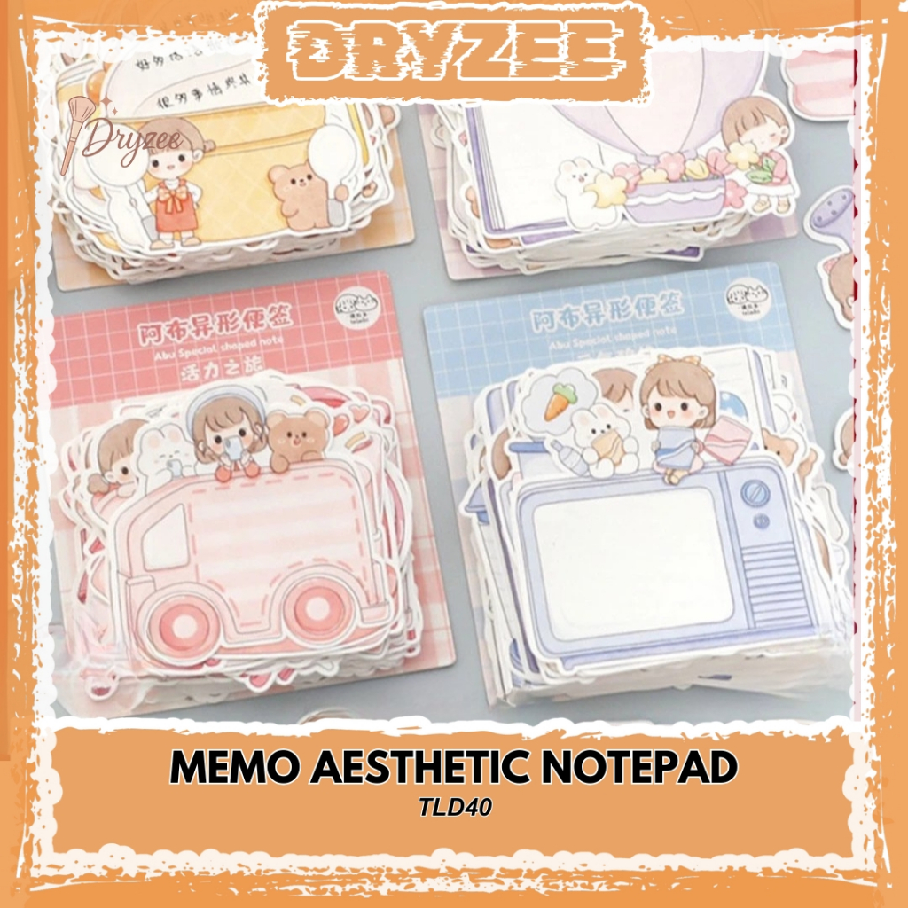 

Memo Aesthetic Kertas Notepad Note Sticky Notes Special Shaped Note Part II Cabinet Secret- TLD40