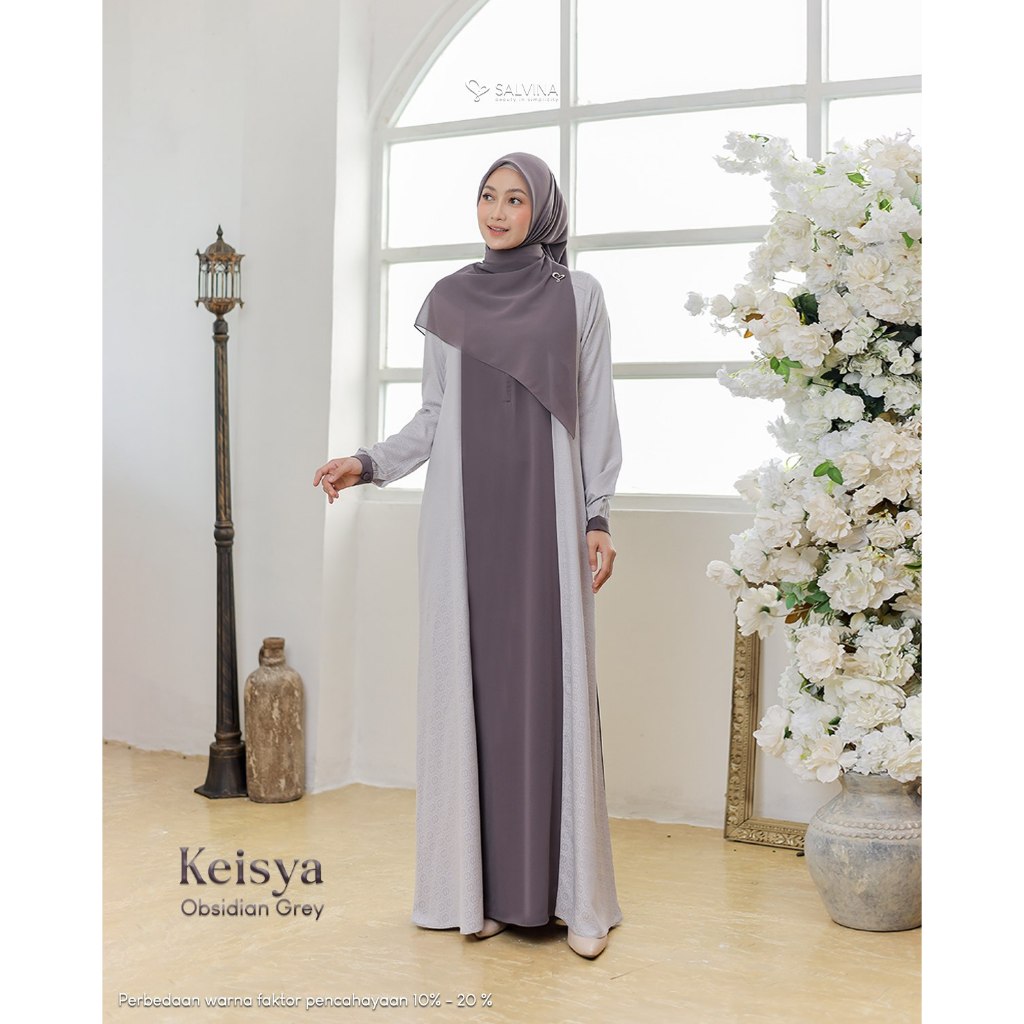 KEISYA DRESS BY SALVINA HIJAB |DRESS SALVINA