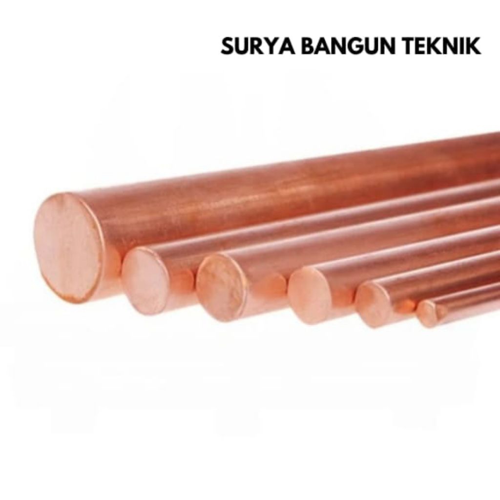As tembaga murni 9,52mm ( 3/8 inch) | Grounding rod