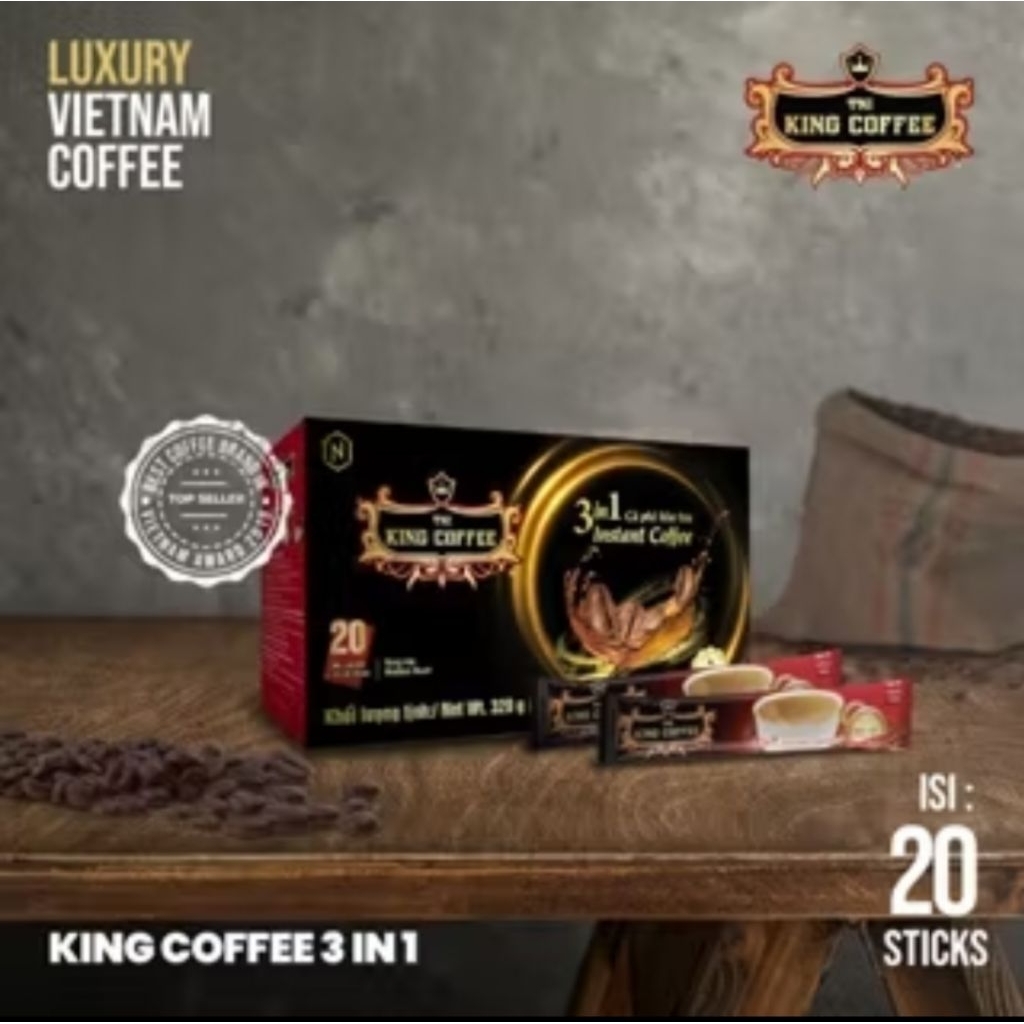 

Kopi Vietnam Trung Nguyen TNI King Coffee 3in1 - 20 sachet