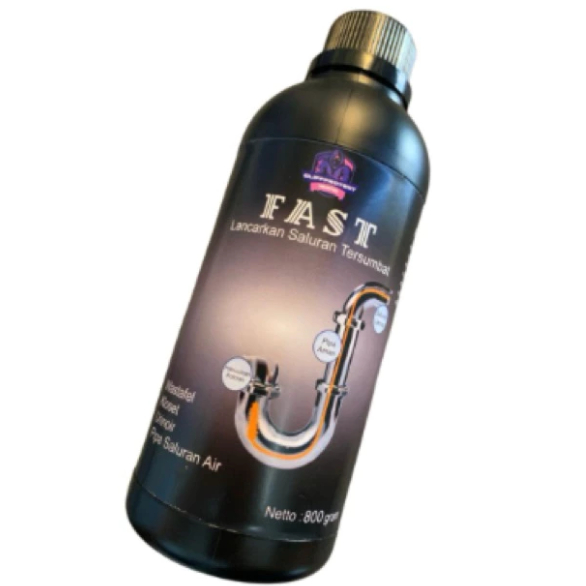 Anti sumbat wastafel kloset WC FAST - Anti sumbat saluran pipa talang - Soda api cair - pembersih sa