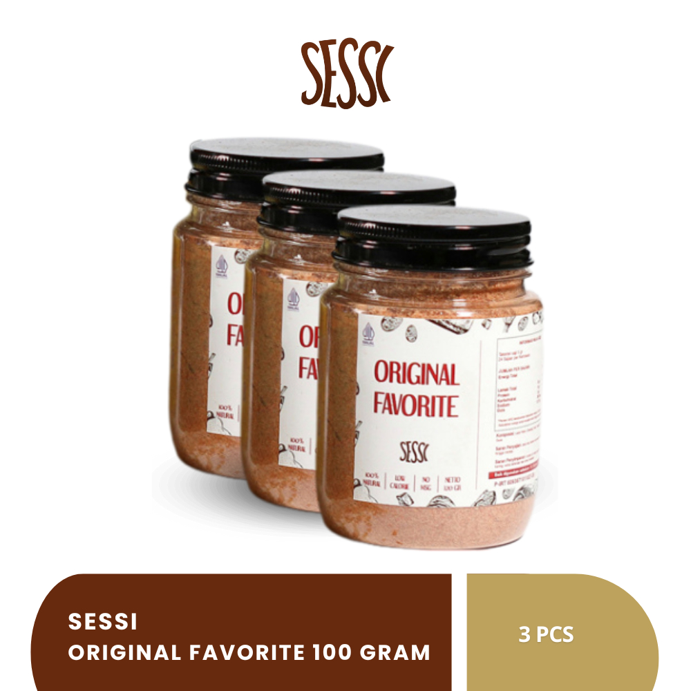 

Sessi - Original Favorite 100 Gram - 3 Pcs