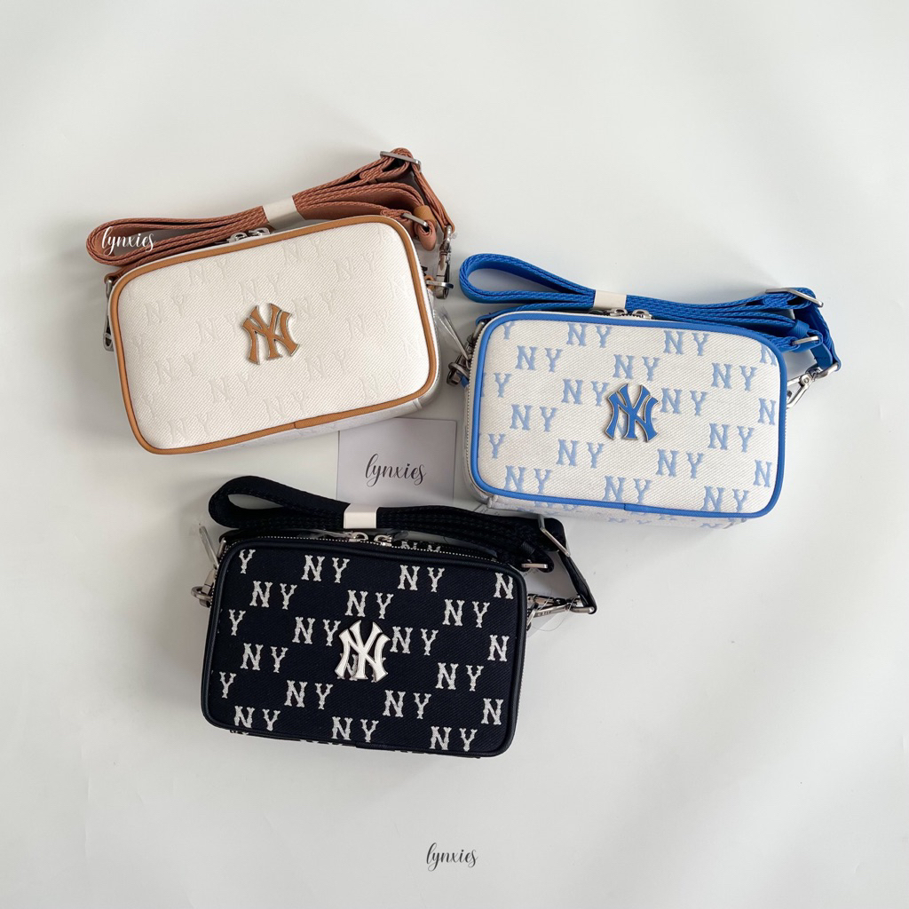 [Ready Stock] MLB CLASSIC MONOGRAM JACQUARD MINI CROSS BAG