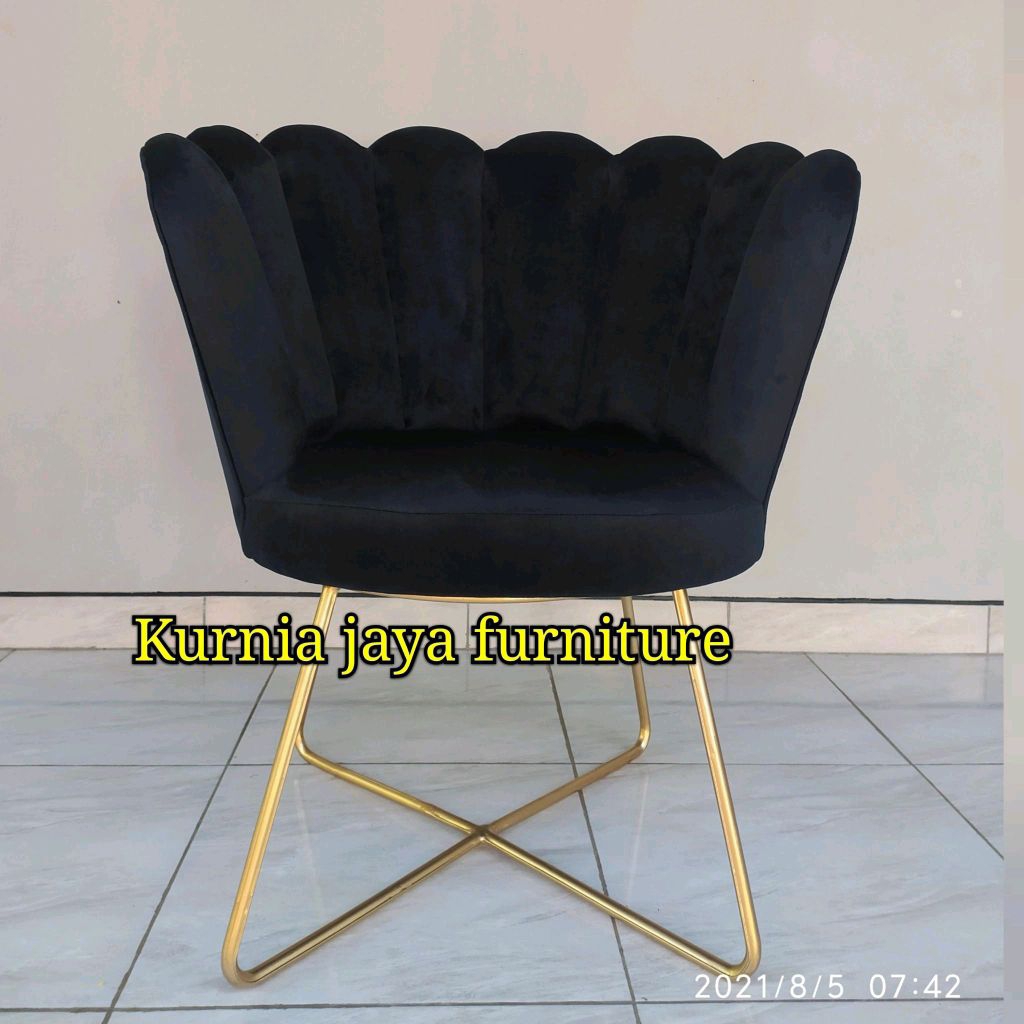 (Kurnia Jaya Furniture) kursi sofa kerang kaki rangka full besi