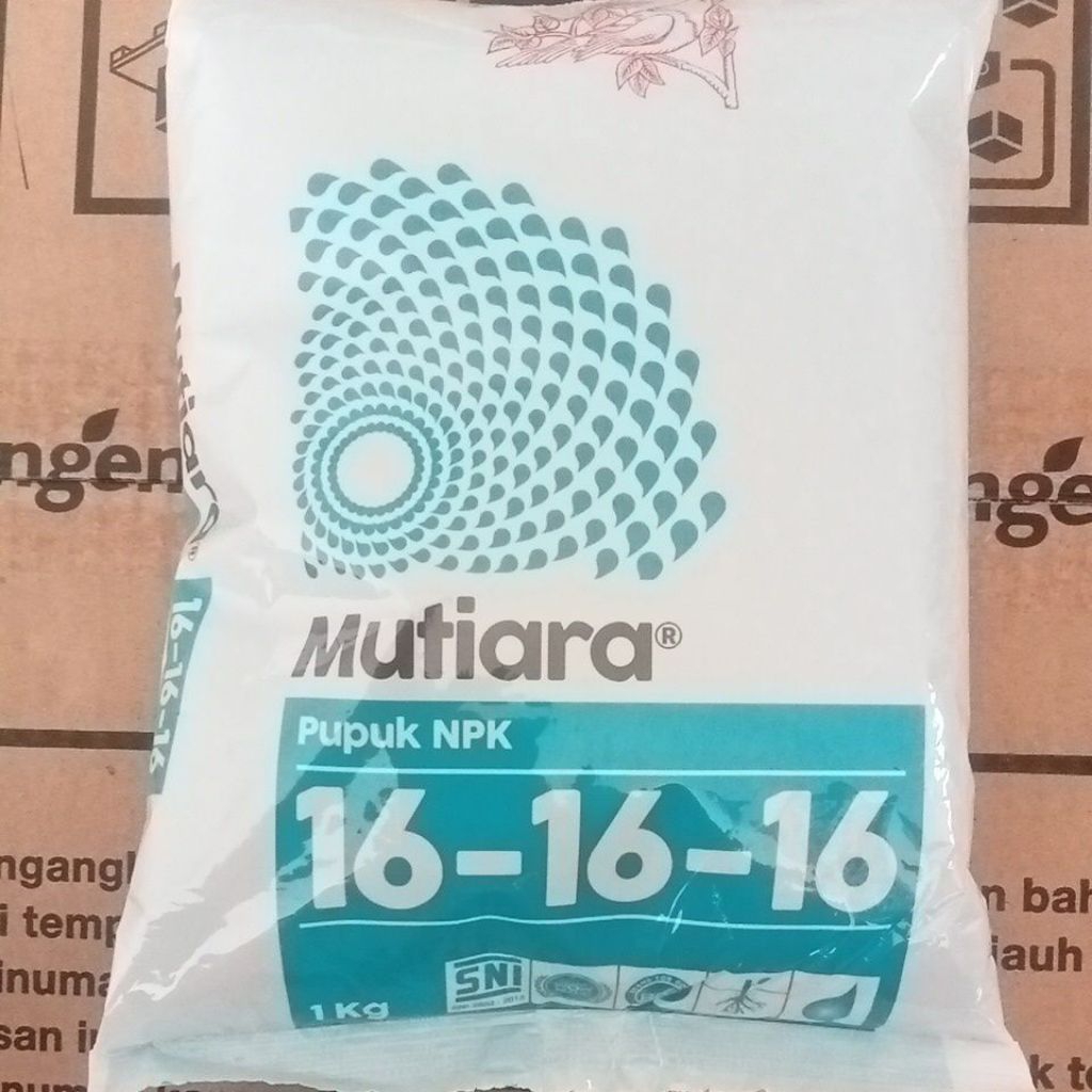 NPK MUTIARA 161616 kemasan 1KG