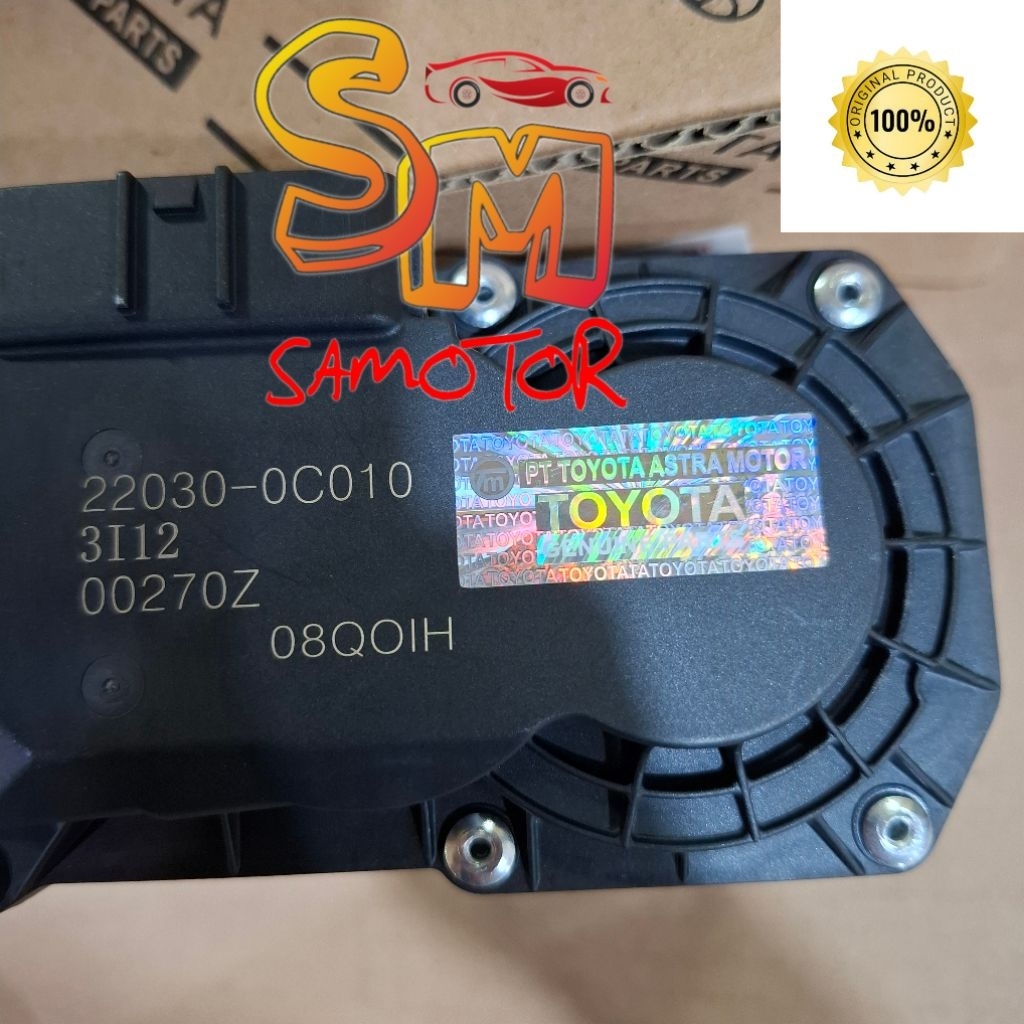 Throttle trotol body Innova Bensin 2.0 1TR 22030-0C010 Original