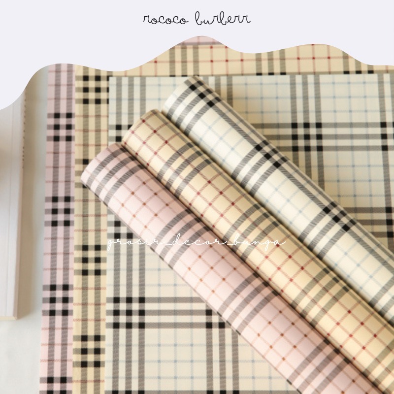 

ECO ROCOCO GRID WRAPPING FLOWER SQUARE CELLOPHANE MOTIF KOTAK GRID KERTAS FLORAL WRAPPING BUKET CRAFT PAPER GIFT PAPER KERTAS BUNGA FLORIST WATERPROOF PAPER NON WOVEN PAPER PASTEL PAPER BUKET WISUDA MONEY BOUQUET KERTAS MOTIF NATAL CHRISTMAS