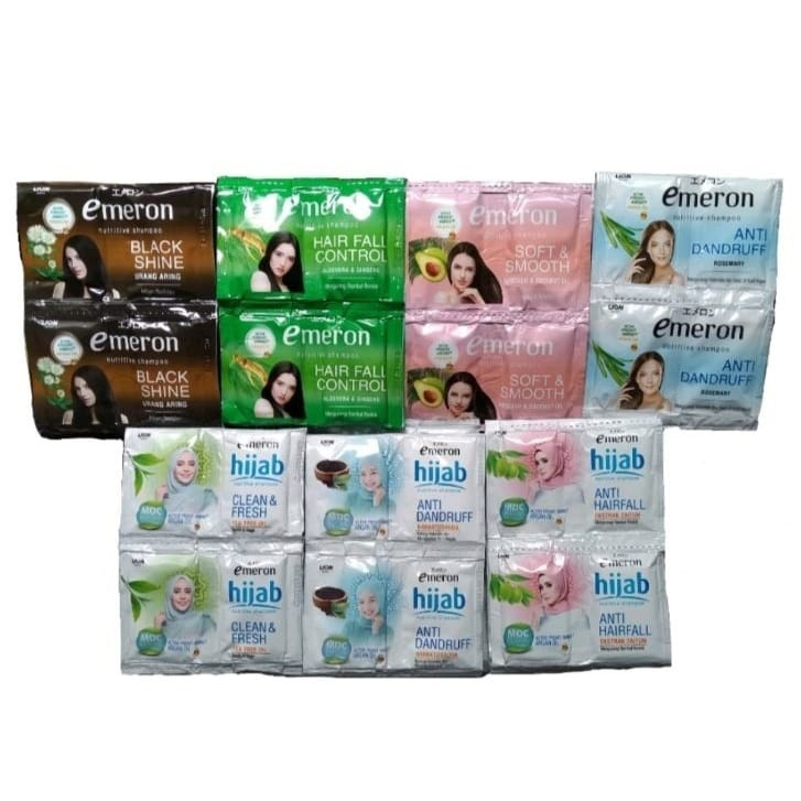 Emeron Shampoo - Sachet 12x 10ml/ Shampoo Emeron