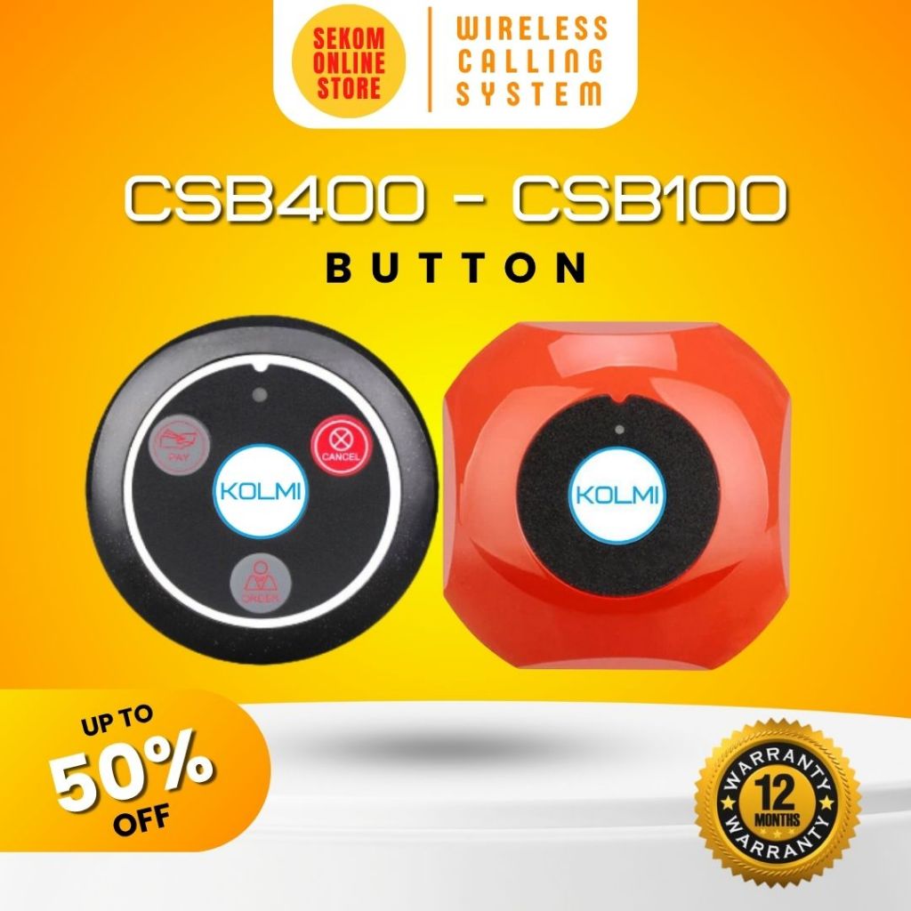 KOLMI Calling System Calling Button Restaurant Pagers CSB100 CSB400