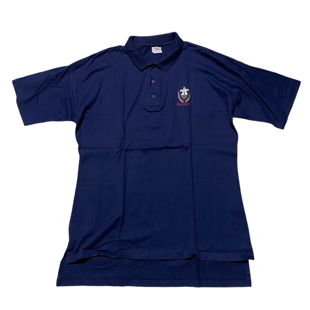 Crazy shirt vintage san francisco navy polo shirt